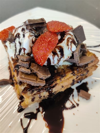 556K views · 3.3K reactions | Desi Waffle banaye Bread se 5 minute mein using Tava - Khaate reh jayenge - Very easy and too tasty recipe No Waffle Maker required! Bread waffle | 5 minute Veg Recipes | Facebook