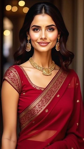 4k Real Indian Ai Girl Lookbook Model - Ai art Beauty - Saree Lookbook #ai #saree