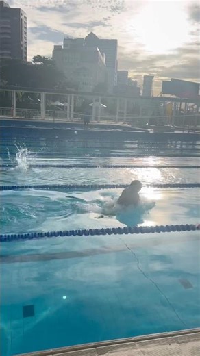 Last 35m today with tech suit #swimming