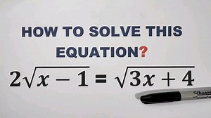 How to Solve Radical Equation with Two Radicals? | Ako si Teacher Gon