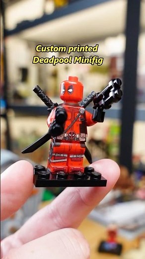 The BEST Custom Printed LEGO Minifigure Deadpool