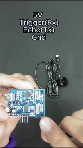 Waterproof Ultrasonic Sensor: Accurate Distance Measurement in Any Environment!#sensor #iot