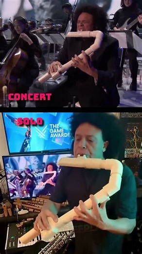 How Flute Guy sounds in a solo #gaming #flute #shorts