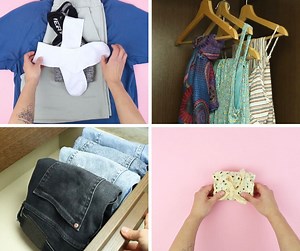 203K views · 509 reactions | 15 Ideen, um Kleidung zu falten und Platz zu sparen! ✨ | Creativo Deutschland | Facebook