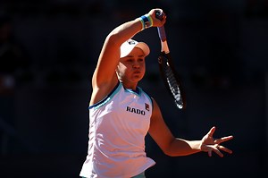Barty blasts past Collins to reach Madrid third round