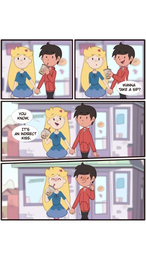 😱Starco & Tomkie: Boba Indirect Kiss Reactions | SVTFOE Comic
