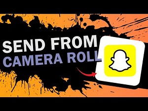Send SNAPS from Camera Roll as Normal Snaps | How to Send SNAPS from Camera Roll as Normal Snaps
