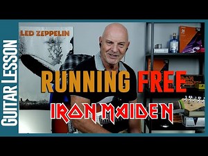 Running Free - Iron Maiden - Guitar Lesson
