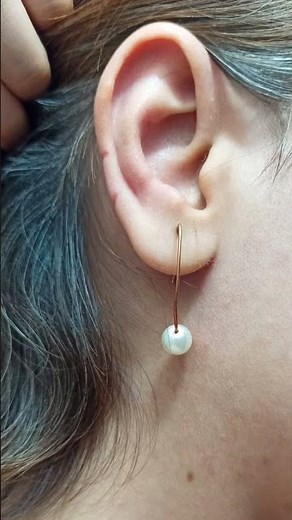 DIY earcuff - cross ear cuff - wire jewelry tutorial