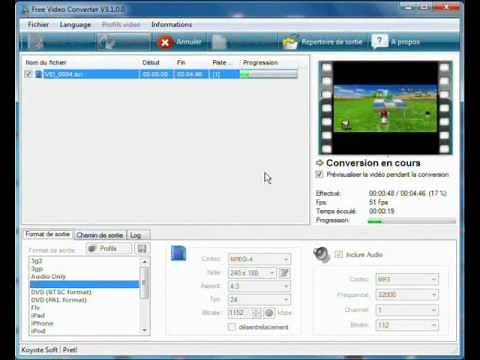 Comment changer la résolution d'une Video