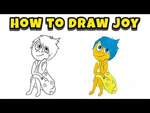 How to Draw Joy from Inside Out – Watch and Create First Emotion Picture Quick
