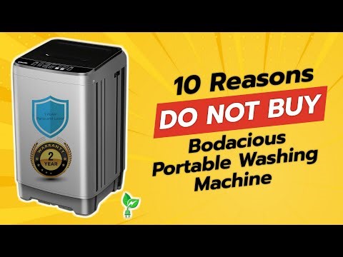 Bodacious Portable Washing Machine 🤔 | 10 Reasons Why NOT to Buy!