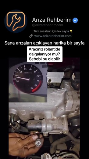 Rölanti devrinde sürekli bir düşme veya yükselme mi yaşıyorsunuz? Sorun büyük ihtimalle kirlenmiş bir Rölanti Valfi (IAC)! Bu videoda rölanti valfinin nasıl söküldüğünü ve basit bir temizleme işlemiyle aracın nasıl sağlığına kavuştuğunu adım adım izleyebilirsiniz. • Belirtiler: Işıklarda durunca stop etme, devir saatinin sürekli oynaması. • Çözüm: Valfi sök, balata spreyi ile temizle ve farkı gör!