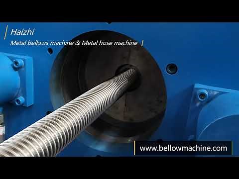 Metal hose forming machine for the flexible metal hose production