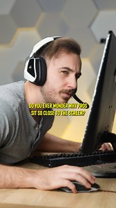 51K views · 857 reactions | 20/20 vision? Better reflexes? More headshots? Let's uncover the truth about sitting close to the screen!  | ESL | Facebook