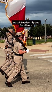 Check out the amazing Aggie Corps Color Guard in action marching toward Kyle Field! These dedicated cadets represent the Corps of Cadets during football games and other ceremonies, showcasing the discipline, precision, and values that define Texas A&M University. As the keepers of tradition, they carry the national and state flags with pride, embodying the spirit of Aggieland for thousands of spectators. Whether at parades or on the field, the Color Guard reminds us of the deep-rooted traditions