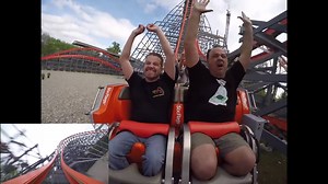 822K views · 251 reactions | Take a front seat ride on Wicked Cyclone at Six Flags New England with TPR's Robb Alvey! This coaster is INCREDIBLE!!! | Theme Park Review | Facebook