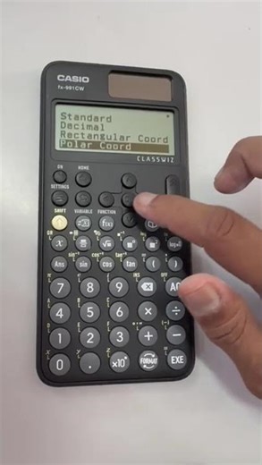 Converting Rectangular to Polar in Casio Calculator