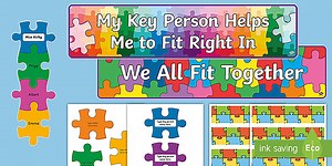 Jigsaw Key Person Display Board Pack