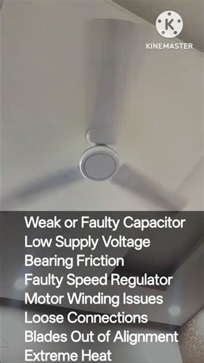 Fix Slow Fan in 1 Minute ? Fan Running Slow? Fix It Fast ! Ceiling Fan condenser change #electrician