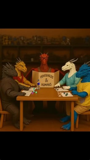 Meet Torrik, the black dragon. Full video on YouTube: meet all the dragons of Households & Humans! And get a head start on the adventure with the Households & Humans podcast, available on YouTube and your favorite streaming services today! https://youtu.be/CwKoIwoS1wc #householdsandhumans #dnd #ttrpg #podcast #dragon | Households & Humans