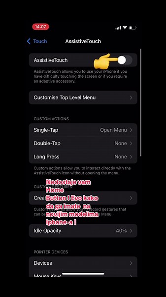 How To Enable Home Button on Iphone Home Screen