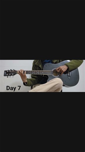 Day 7 🎸 Practicing control on the 6th string. #guitar #guitarjourney #beginnerguitar #guitarchords