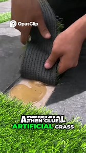 Luxury Budget Flooring: DIY Artificial Grass Concrete Trick! #everyoneシ゚ #viralreelsシ #foryouシ #followersreels #artificialgrass | Mark louie's Barber Salon