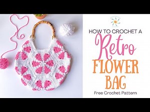 Retro Crochet FLOWER Purse Tutorial (Beginner-Friendly)