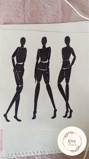 how to create fashion illustrations in 2 minutes