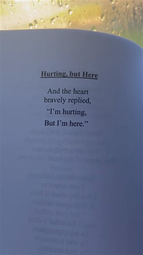 2K views · 1.1K reactions | And the heart bravely replied, “I’m hurting, but I’m here.” -Liz Newman (poem from “I Look to the Gentle Rain”) #liznewman #griefandloss #griefpoetry #griefpoem #griefquotes #grieving #mentalhealthpoetry #mentalhealthawareness #mentalhealthpoem #griefawareness #griefjourney | Liz Newman Writer | Facebook