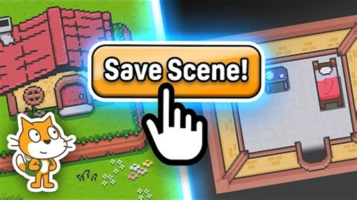【griffpatch】RPG教程 Part11 | 解锁模块化场景保存的力量 💾：Scratch Tutorials