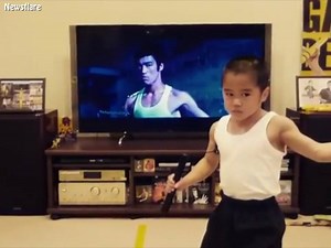 2M views · 2.5K shares | This little boy is the biggest fan of Bruce Lee Credit: Newsflare | Daily Viral Stories | Facebook