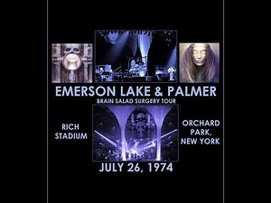 Emerson Lake & Palmer Live: 1974 Brain Salad Surgery Tour 7/26 Rich Stadium, Orchard Park, New York