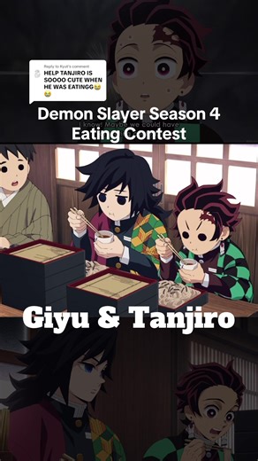 Demon Slayer Eating Contest: Tanjiro vs Giyu Showdown