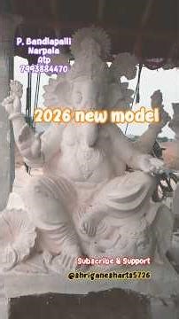 Divine Creation of Lord Ganesha Idol 🙏 | Ganpati Making Process | @shriganesharts5726