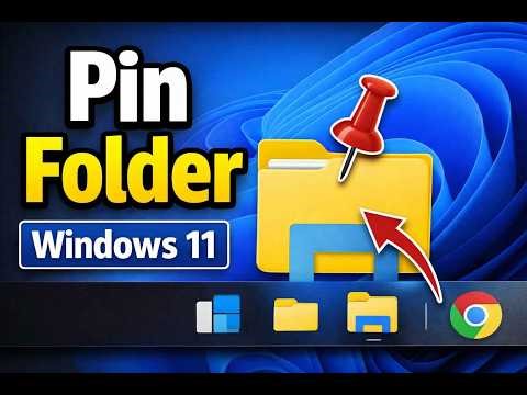 How to Pin Any Folder to Windows 11 Taskbar | GearUpWindows Tutorial
