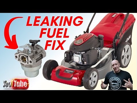 Lawnmower Leaking Fuel From the Carb Mountfield