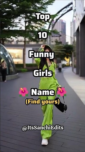 Top 10 Funny Girl Names That Will Make You Smile 😂💖 | Cute & Trendy Names