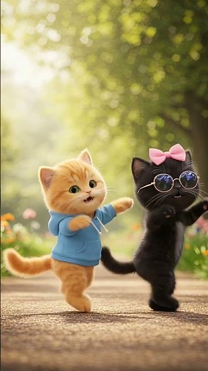 DANCE CAT FUNNY #jogedpargoy #kucing #kucinglucu
