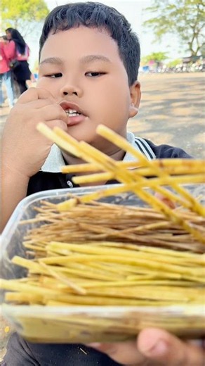 Marcello, why are you eating that broomstick?