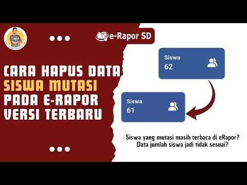 How to Remove Transferred Student Data in the Latest Version of eRapor