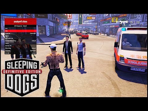 Sleeping Dogs: Definitive Edition Mod Menu Showcase Gameplay