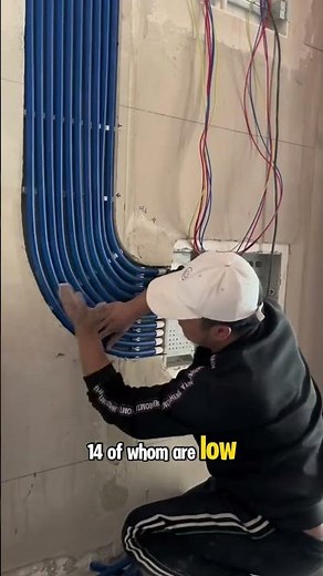 Installing conduit for low-voltage wiring.#electrican #electricalcontractor #electricalwiring