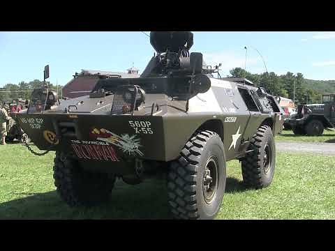 fully restored Cadillac Gage V100 M706 Armored car detail walk around