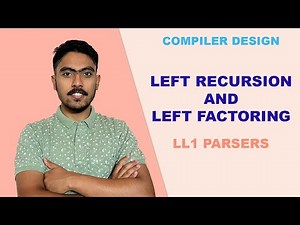 Left Recursion | Top Down Parser - Solved Example | Compiler Design