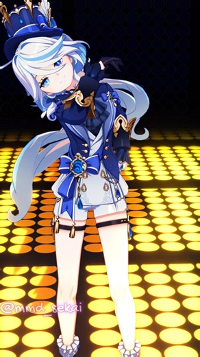 [MMD 原神] Furina (芙宁娜/フリーナ)-Emergency 2.0-Genshin Impact #furina #genshinimpact #mmd