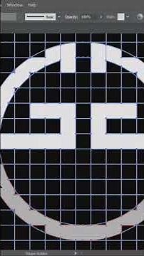 How to create monogram G logo in Adobe Illustrator professional and Brand logo🔥