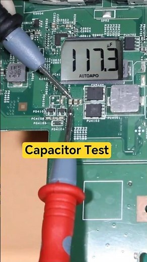 Test SMD Capacitors ON-BOARD, No Removal #shorts #repair #electronics