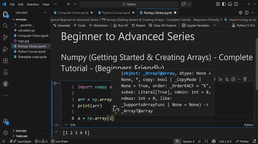 @bug_debugging | Numpy Library (Create Zero Dimentional Array) (8) in Python Programming #artificelintelligence #programming #python #NumPy | Instagram
